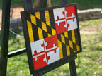 3D Rustic Wooden Maryland Flag